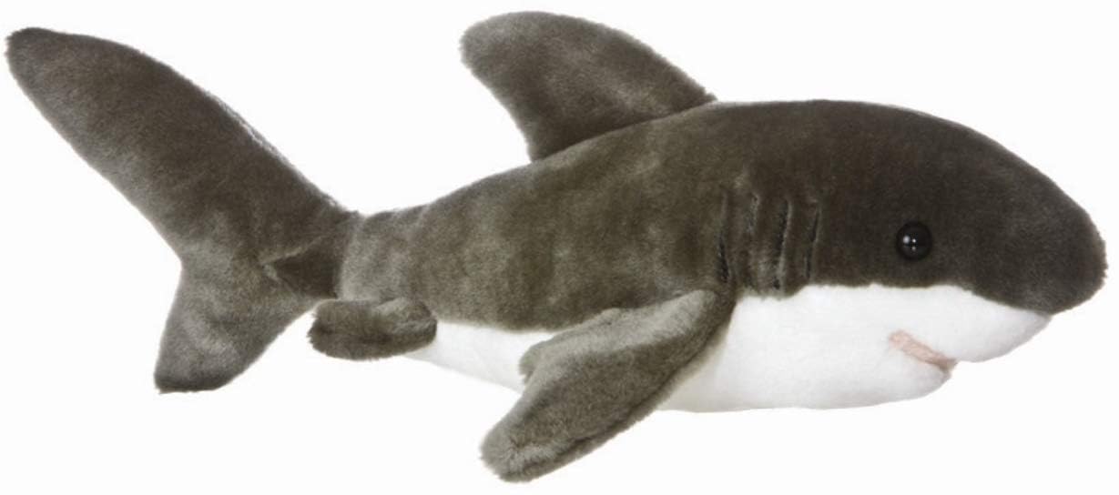 Aurora 2301, 02301, Flopsie Tiburon Shark, 12In, Soft Toy, Black and White