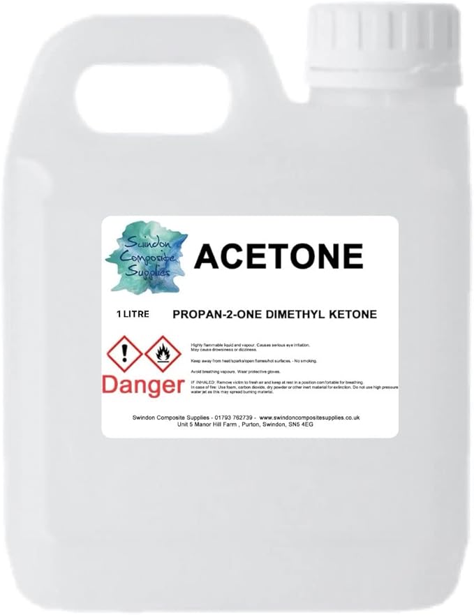 Acetone Nail Varnish Remover Solvent & Degreaser 1Litre 1000ml Amazon.co.uk Beauty