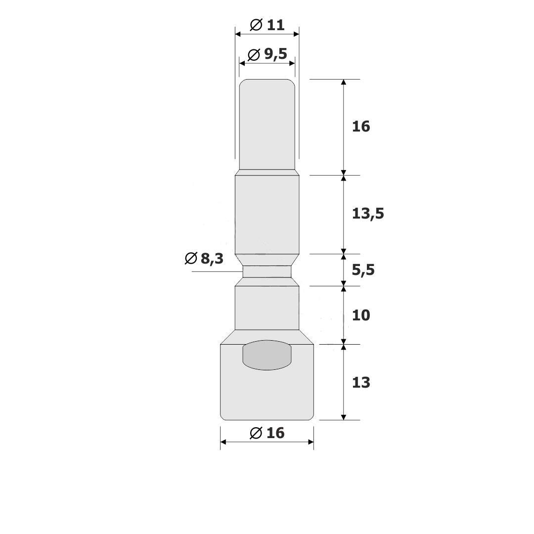 M&M SMARTEK Adaptateur pour raccord Kränzle D10 Family pistolets light line et accessoires standard Kränzle Long mamelon vers M22 x 1,5 IG