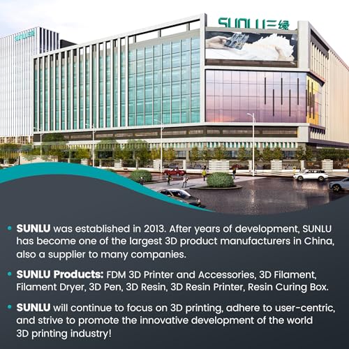 Image of SUNLU PLA Filament 1.75mm, Premium PLA 3D Printer Filament, High Precision & Tangle-Free, 2-Pack (2kg Total, 1kg / Spool). (Black+Black)