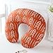 Baby Nursing Pillow Cover, Breastfeeding Pillow Cover Boys Girls, Nursing Pillow Case for Newborn, Soft Fabric Fits Snug On Infant, Washable and Breathable, Vintage Orange