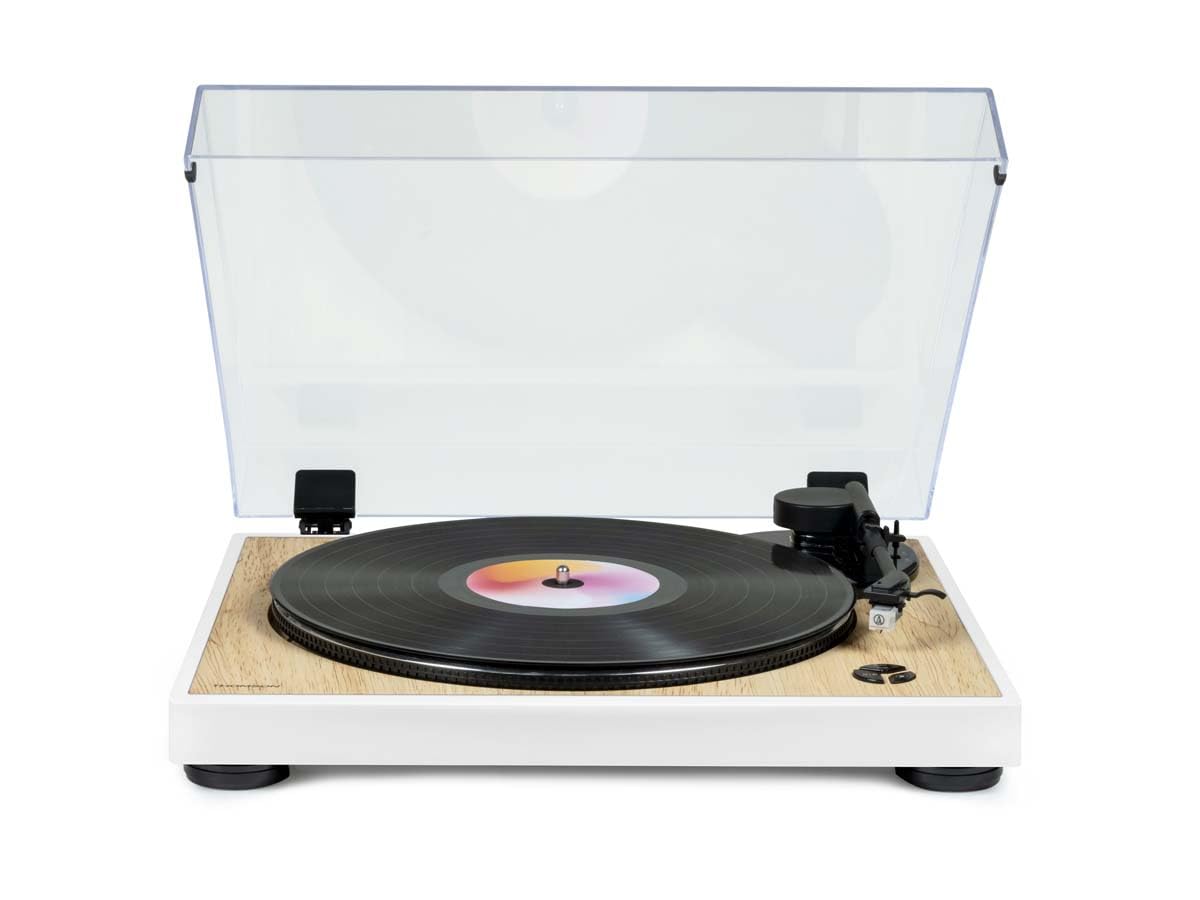Platine tourne disques Blanche et bois Thomson TT301