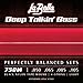 La Bella 750N Deep Talkin' Black Nylon Tape Wound, Light Bass Guitar String 50-105
