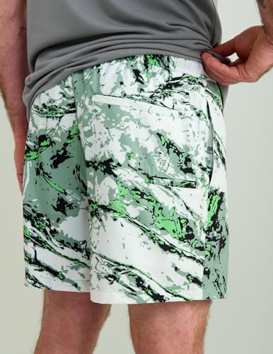 HUK Men's Pursuit Volley Pattern, Quick-Dry Shorts3