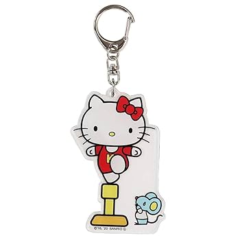 バドミントン ストラップ キティ サンリオ 目指せ！金メダル！スポーツマスコット ハローキティ 目指せ！金メダル！スポーツマスコット3 バドミントン