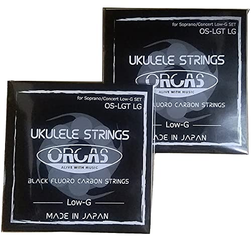 IJX tJ[{ EN LOW-GZbg \vm RT[gp CgQ[W [W[ORCAS UKULELE STRINGS SOPRANO CONCERT OS-LGT LG (2Zbg)
