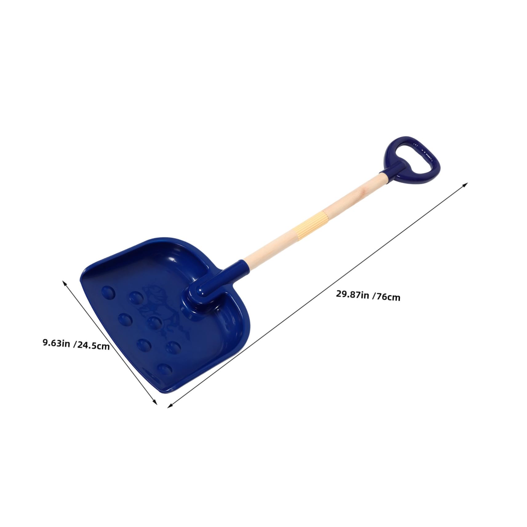 2 Piezas Pala Nieve Infantil con Mango D Ergonomico Juego Ligero y Portátil para Playa y Nieve Material Seguro para Herramienta Desmontable para Excavación al Aire