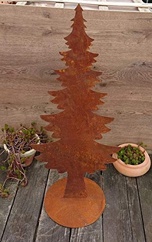 Tannenbaum ca. 80 cm aus Metall Edelrost Rost Weihnachten Deko Weihnachtsbaum