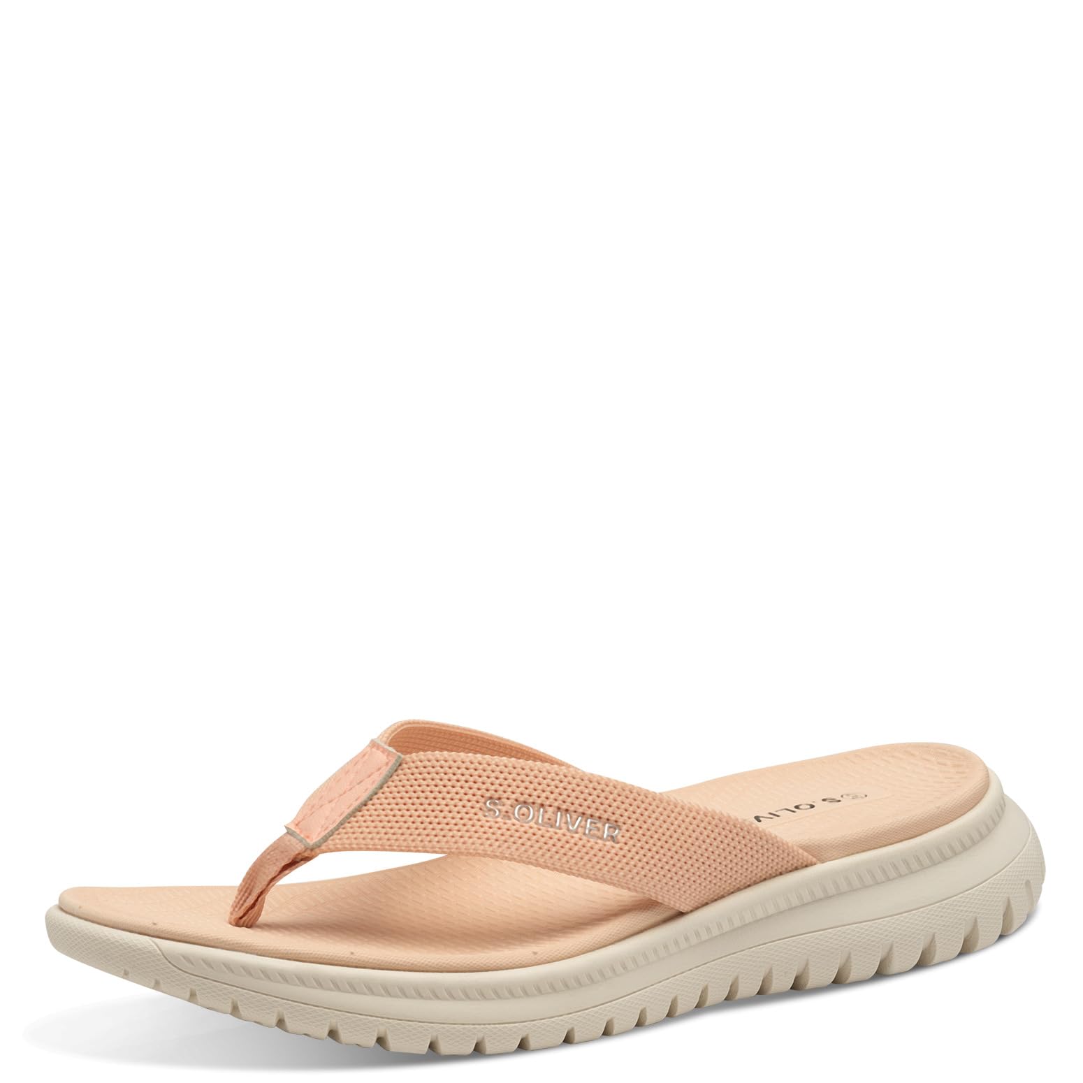 s.Oliver Women's 5-27106-42 Flip Flops, peach, 8 UK