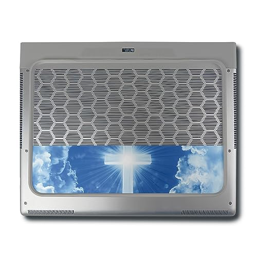 Image of MightySkins Skin Compatible with Alienware X16 R1 (2023) Full Wrap Kit - Faith Clouds | Protective, Durable, and Unique Vinyl Decal wrap Cover | Easy to Apply & Change Styles | Made in The USA