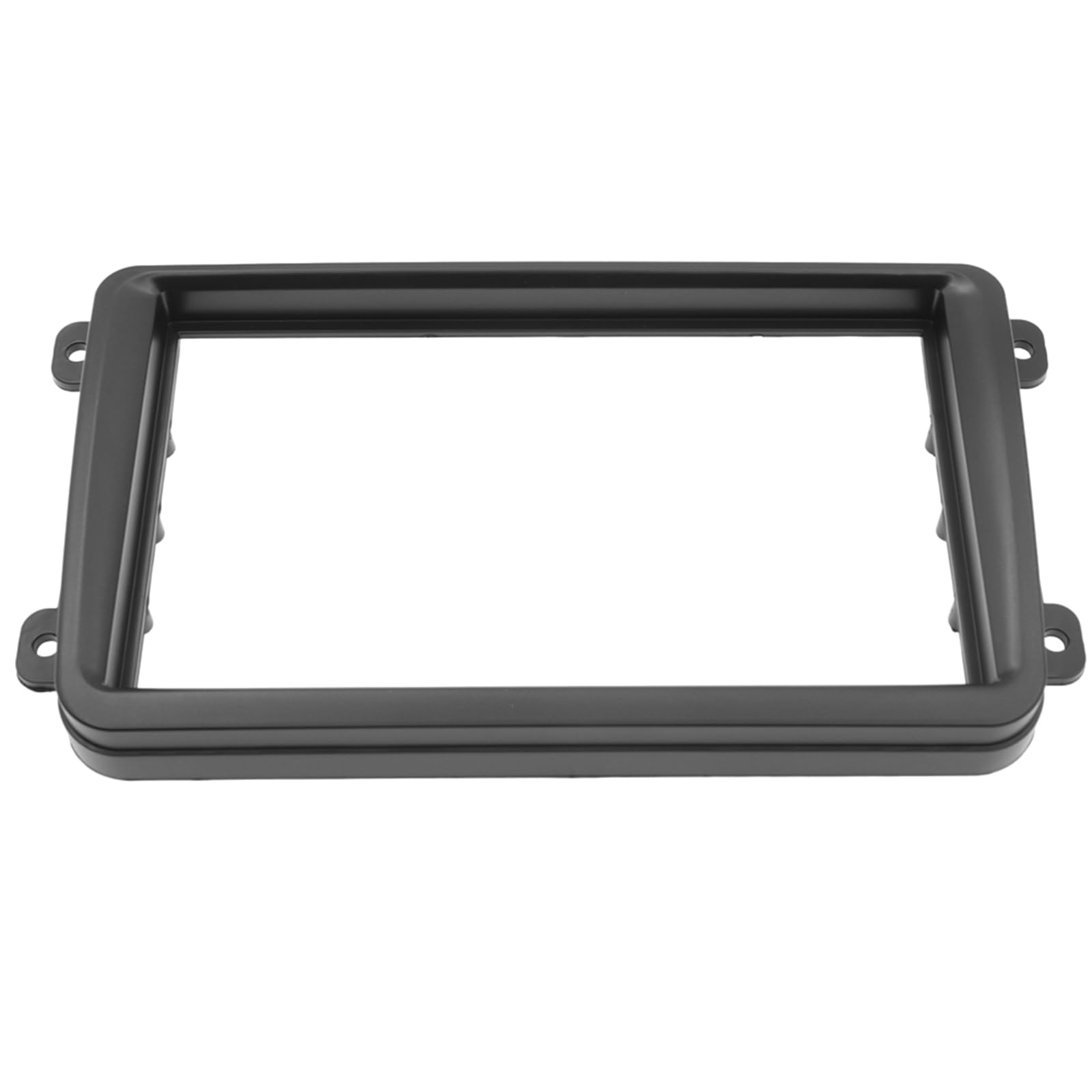 KAOLALI Kit Montaggio Autoradio 2 Din Autoradio Mascherina Compatibile con Volkswagen VW Touran Caddy SEAT Skoda Fabia Octavia 178 x 102mm Nero