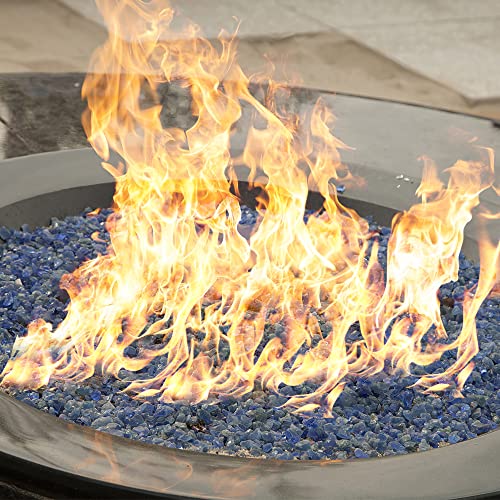 Dreffco Stainless Steel Fire Pit Burner Pan & Ring, Works With Liquid Propane Or Natural Gas, 30-Inch Pan, 24-Inch Ring, 150,000 Btu Max #TOP4