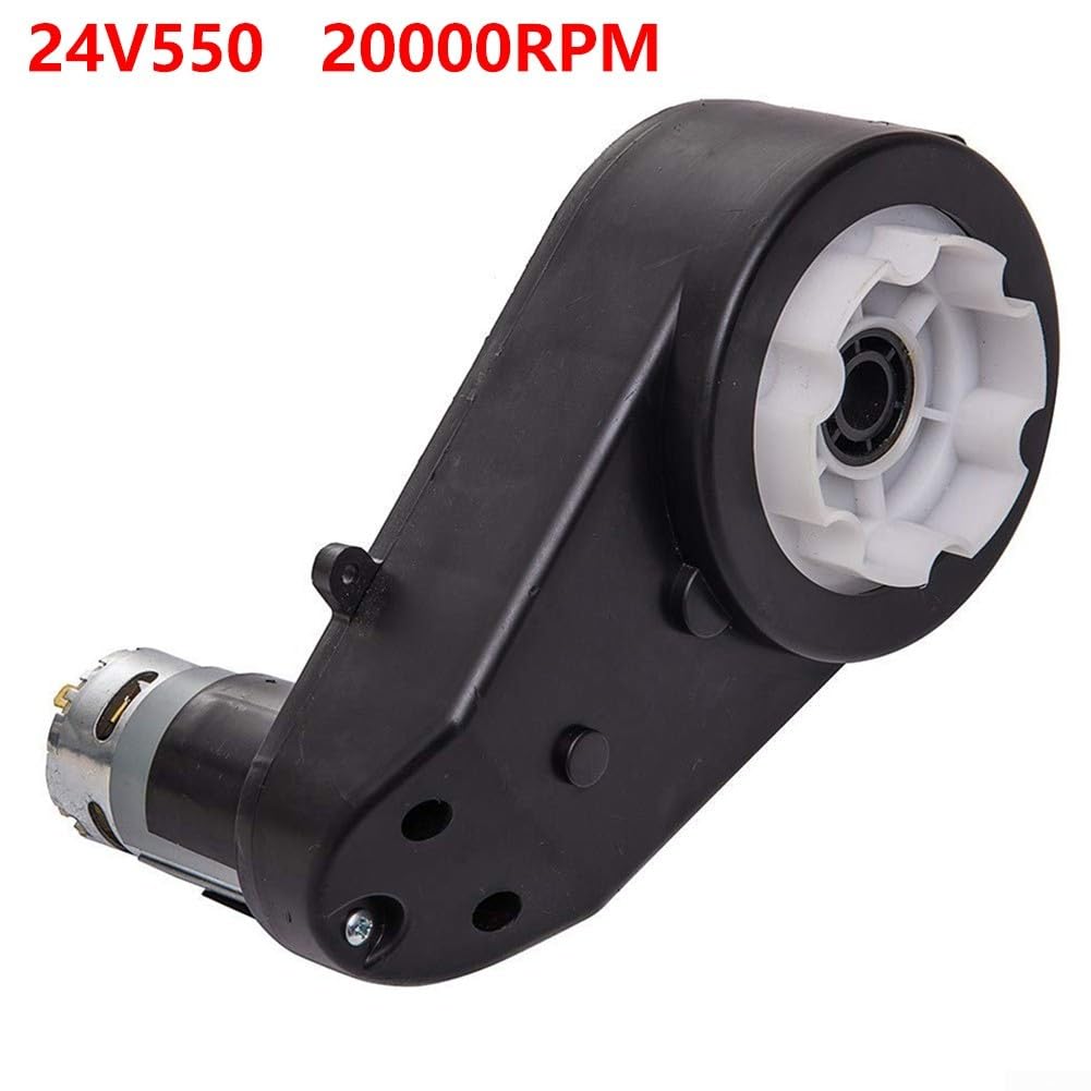 Boîte de vitesses avec moteur 24 V, moteur électrique 550 20 000 tr/min avec boîte de vitesses pour enfants