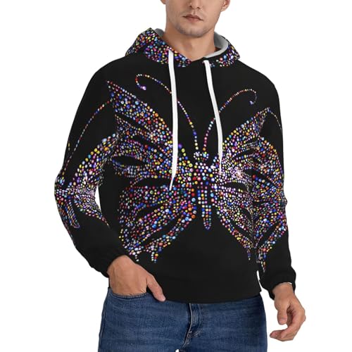 Sweat à capuche homme strass EdWal pour corriger un style trop simple
