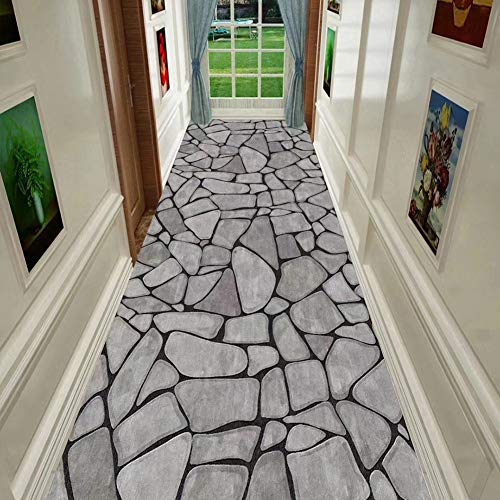 Alfombras de pasillo largo retro para transformar la entrada de su hogar con estilo de roca 3