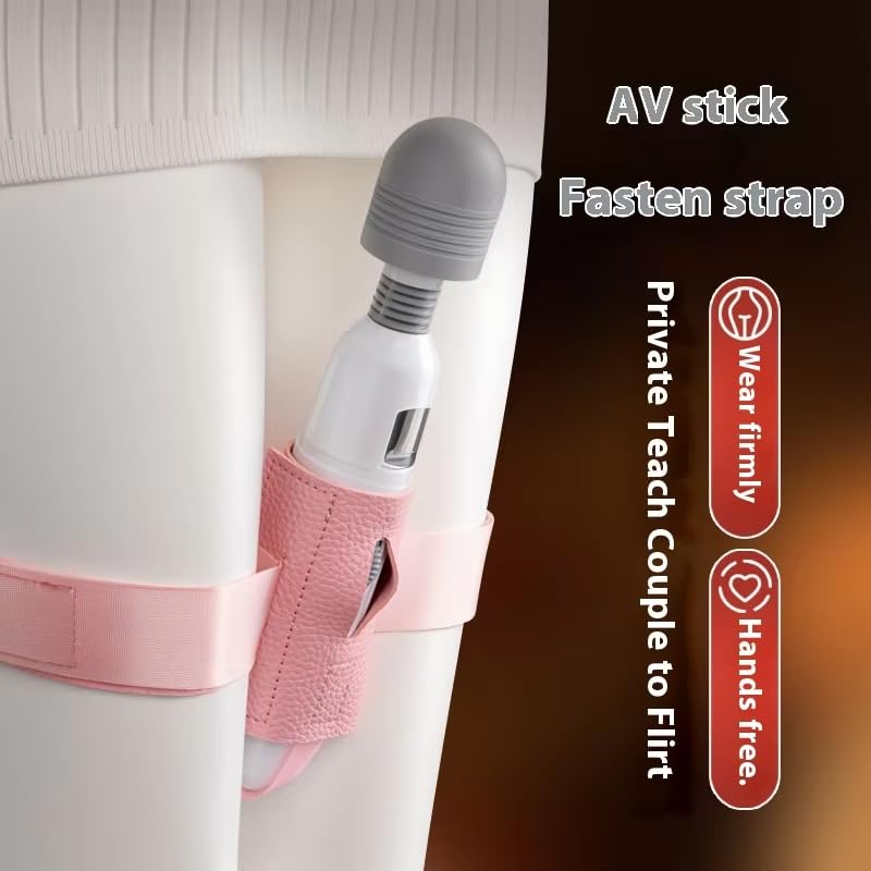 Image of BDSM Sex Toy Female Dildos Restraint Leg Straps, BDSM AV Vibrator Forced Strap for Women Hands-Free Play, Constrained Forced Strap for a Variety of Vibrators