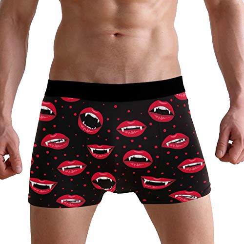 ZZKKO Valentine's Day Funny Moose Men's Underwear Boxer Briefs Breathable, Multi2