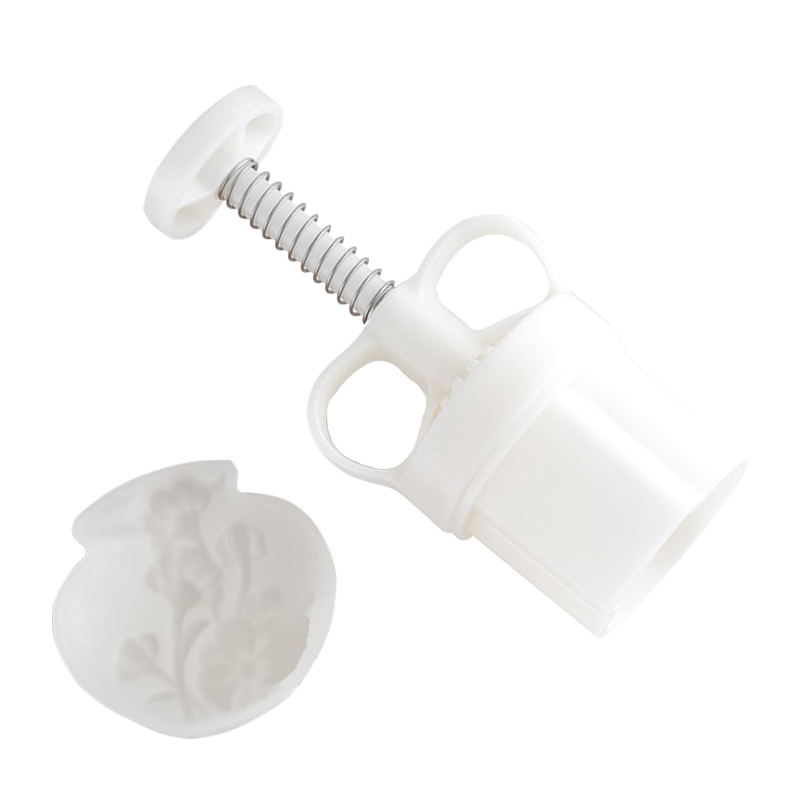 Elnwnnkc Portable Cake Cookie Dessert Tool Creative Vase Green Bean and Pastries Embosser Unique Crafting Molds Hand Press Machine