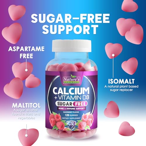 Nature's Nutrition Sugar Free Calcium Gummies