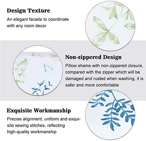 Shatex King Comforter 3 Piece King Size Bed Comforter Set Bedding Comforter Sets Flower Printed Comforter– Ultra Soft 100% Microfiber Polyester – Flower Pattern Comforter with 2 Pillow Shams - Thumbnail 5