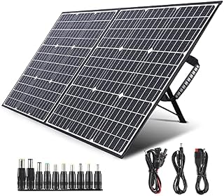 SWAREY 100W Foldable Solar Panel, 23% Efficiency ETFE Monocrystalline Solar Panels for Power Station, MPPT Solar Charger with USB/QC 3.0/TPYE-C PD 60W/DC/MC4 Outputs & Adjustable Integrated Kickstand