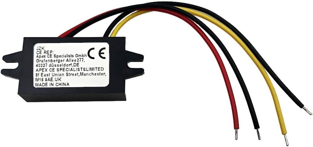 JZK Regolatore di tensione 12V a 9V 3A DC-DC Buck Convertitore Tensione per telefono auto audio radio Display a LED
