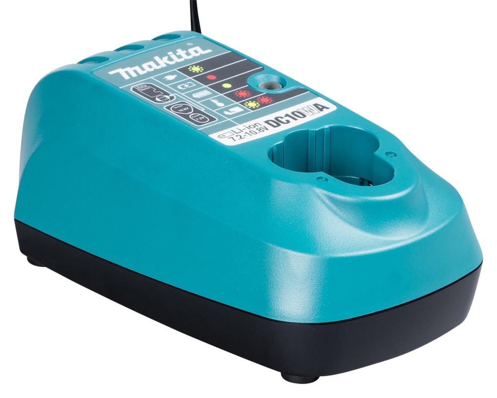 Makita DC10WA 194597-0 Caricabatterie 7.2/10.8V 1.6/2.4A 165x97x68mm BL7010 BL1013