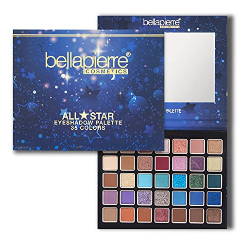 Palette Eyeshadow Bellapierre All-Stars 35 fards effet miroir et mats d'exception