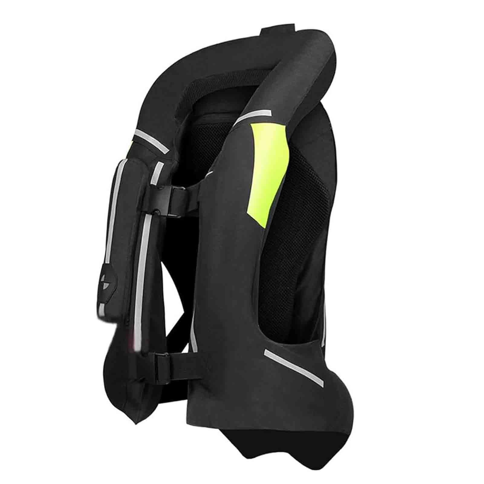 Chaleco de seguridad inflable reflectante para motocicleta para hombres y mujeres, equipo de protección transpirable ajustable para motocross, regalo ideal para ciclismo
