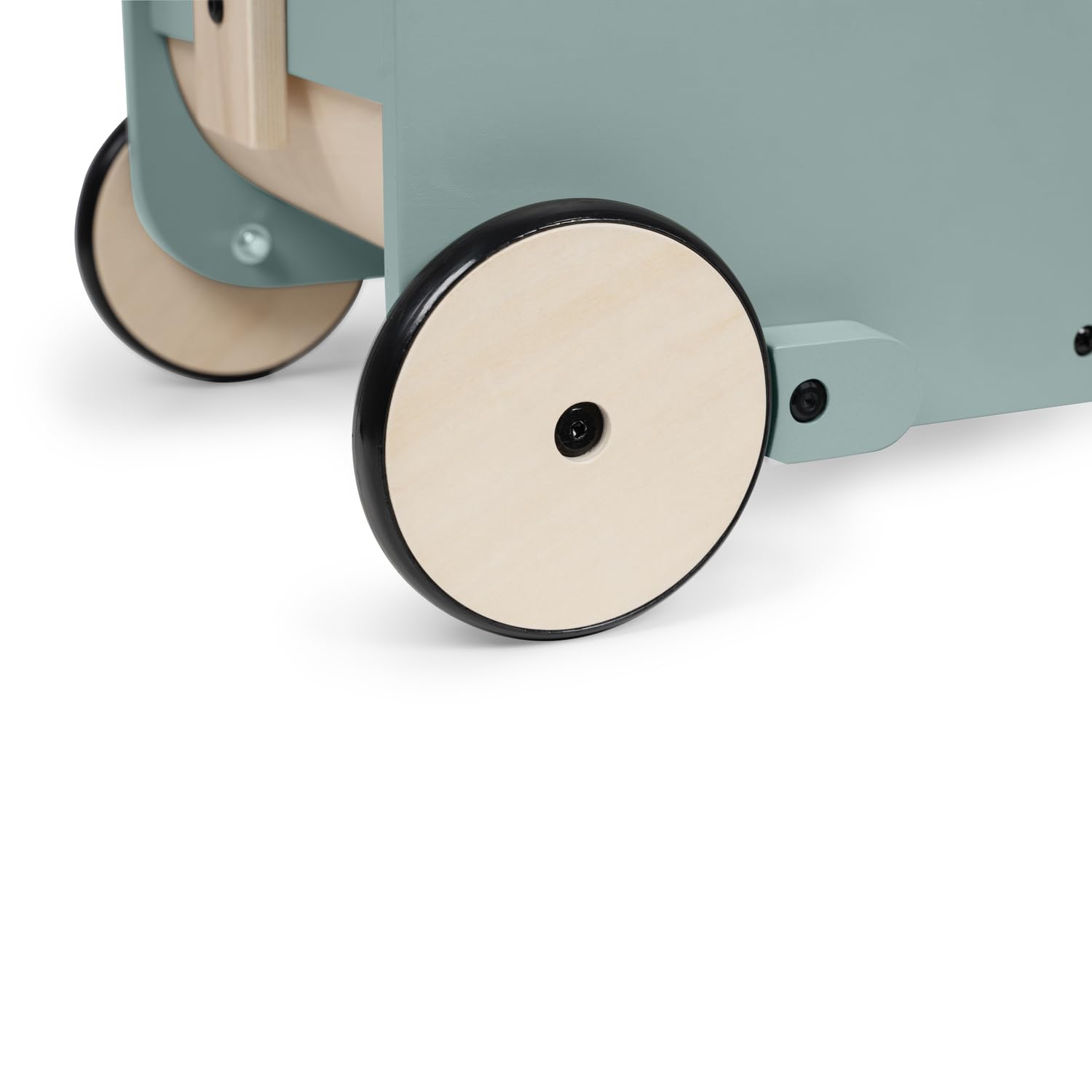 hauck Learn to Walk Dolls Wózek dla dzieci od 1 roku życia, wózek dla lalek i pluszaków do 43 cm, wielofunkcyjny drewniany chodzik z hamulcem i rączką