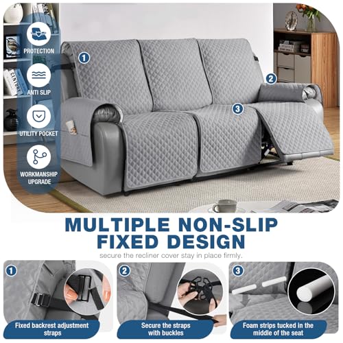 Taococo Recliner Sofa Slipcover Couch Covers For 3 Cushion Couch thumb #4