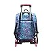 YUB Rolling Backpack On Wheels High-Capacity School Bag Backpacks for Students Climbing Stairs Six Wheels Purple