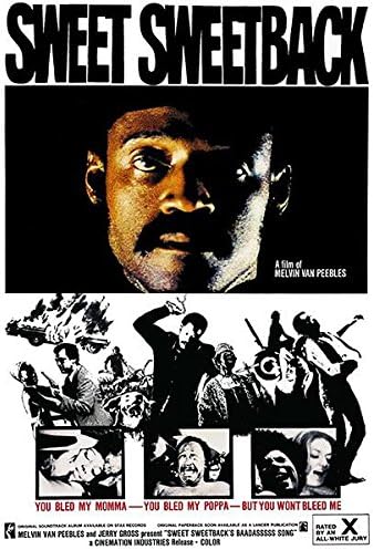 Amazon Com Sweet Sweetback S Baadasssss Song 1971 Movie Poster Posters Prints