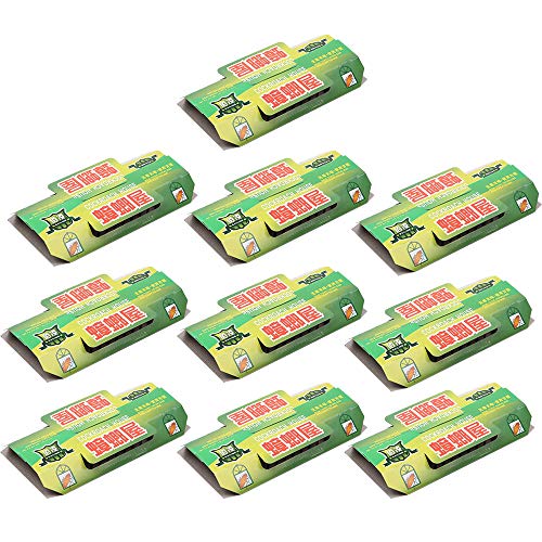 Preisvergleich Produktbild Winthai - 10 STÜCKE Schabenfalle, Starke Klebrige Kleber Kakerlake Insekten Schädlinge Falle Abweisend Killer Catcher für Zuhause Schlafzimmer Wohnzimmer Küche Büro Lager Hotel Zufälligen Stil