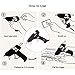 Mini Pistola de Silicona 20w, 60 pcs Barras de Pegamento Alta Temperatura,...