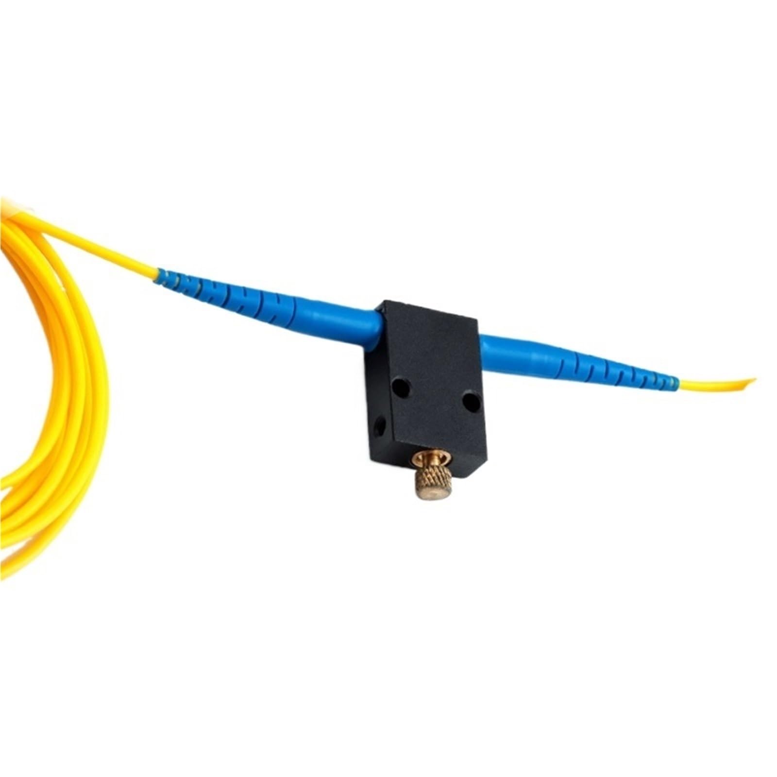 Verstellbares Dämpfungsglied mit Glasfaser LC 0-60 dB Inline-Variabel mechanisch Inline Optischer Dämpfungsglied FTTH Monomode Simplex