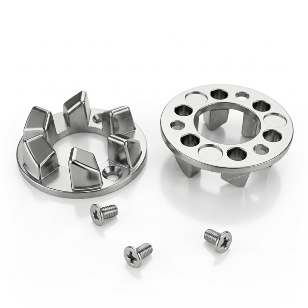 Sujata Juicer Mixer Coupler Teeth | Aluminium Teeth for Sujata Juicer Mixer Motor Coupler (with Screw, pack of 1)-image-2