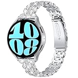 【Attraktives Design】: Das glänzende und schöne Armband passt perfekt zu Ihrer Uhr, das schöne Edelstahlarmband lässt Ihre Samsung Watch 5 luxuriös und charmant aussehen, es ist die beste Wahl für die Uhrendekoration. Perfekt für den Alltag, Partys, Termine und viele andere Anlässe, lassen Sie Ihre watch5 Pro 45-mm-Uhr eleganter aussehen. Einzigartige Geschenke für Hochzeiten, Geburtstage, Valentinstag, Muttertag, Weihnachten, Thanksgiving und mehr.
