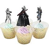 Star Wars Theme Party Decorative Cupcake Topper for Kids Birthday Party