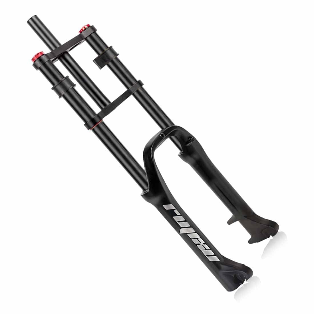 MINUTE サスペンションフォーク ホワイト/ 120mm 20mmaxle Amazon.co.jp: ファットバイク用サスペンションフォーク 20インチ