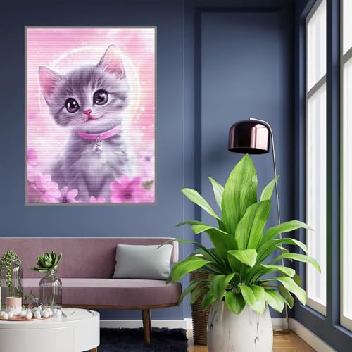 Peinture Diamant Débutant chat, une activité manuelle à offrir