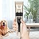 Retoo Leise Hundeschermaschine Profi mit 4 Aufsätze, Schermaschine Hund Katze Tierhaarschneidemaschine Elektrische Hundetrimmer Schnurlosen Haarschneidemaschine Tierhaarschneider