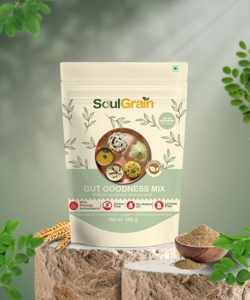 Gut Goodness Mix | Natural Moringa & Pulses Blend | Protein & Fiber Rich | Add 1 Spoon Daily | Zero Additives | Digestive Wellness | Lactose Free | Herbal Supplement | Gluten Free | Vegan Friendly | 250g-image-14