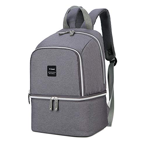Breast Pump Bag Backpack - Cooler and Moistureproof Bag Double Layer for Mother