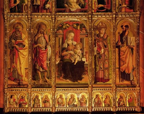Lienzo cuadro de Carlo Crivelli de 60x90cm para crear un rincón de meditación en casa