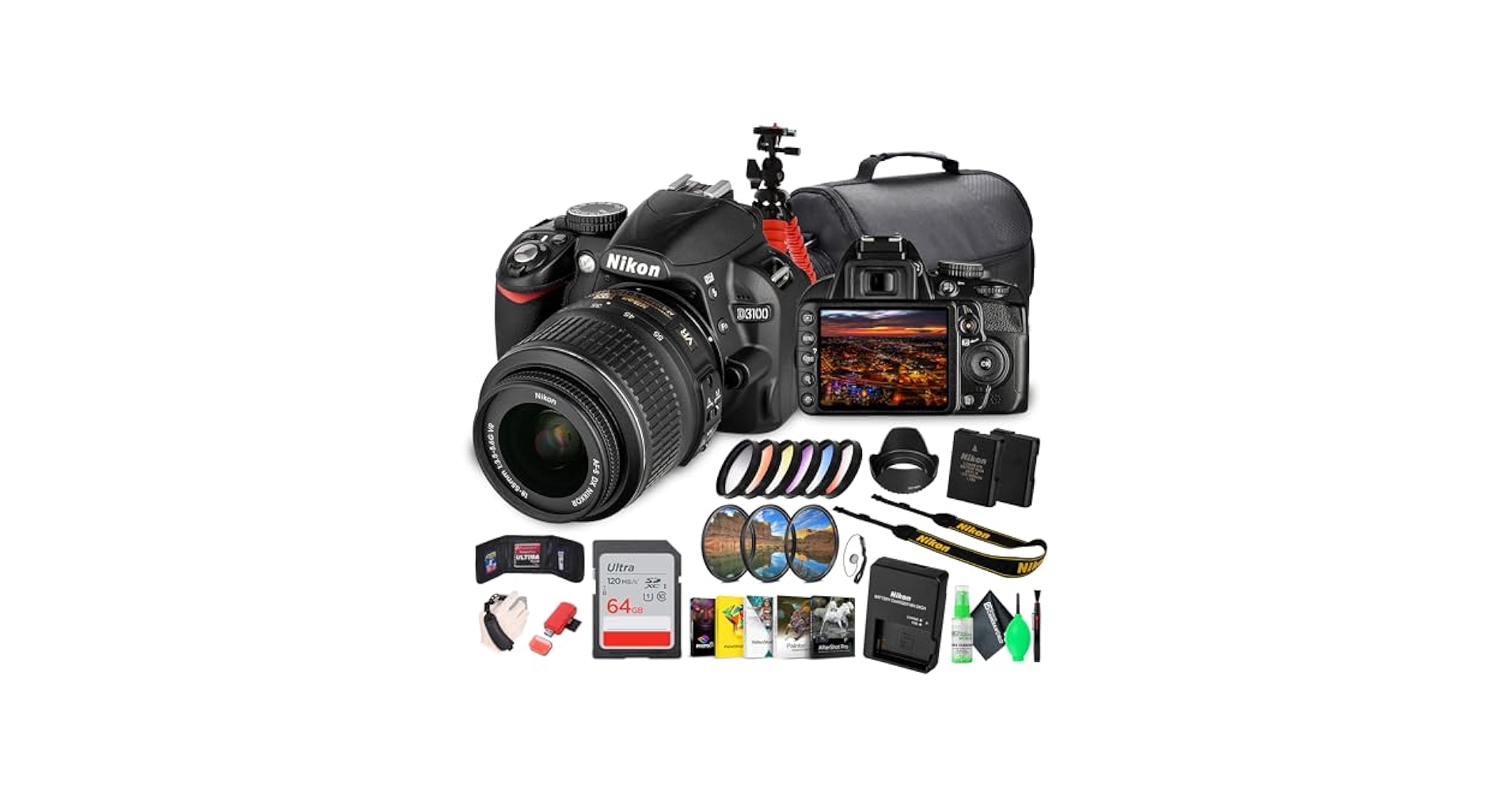 ⑧Nikon D3100 18-55 VR Kit Amazon.com : Nikon D3100 DSLR Camera Kit with 18-55mm VR