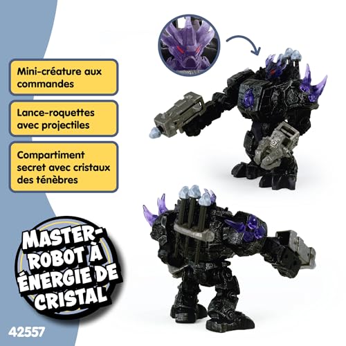 Master Robot des Ténèbres Avec Mini Creature dès Schleich 42557 Eldrador Mini Creatures coffret 18 4 x 11 x 23 cm - vue 8