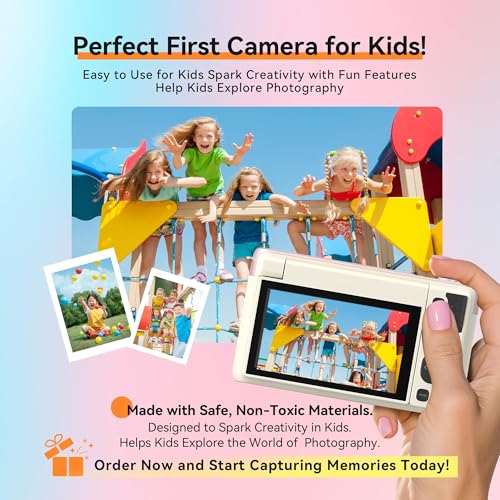 Image of 4K Digital Camera 75MP Autofocus Vlogging Camera, WiFi Compact Point and Shoot Camera 3 Inch 180Flip Screen, 16X Zoom Anti-Shake 32GB SD 2500mAh Battery for YouTube Teens Beginners Travel Photography