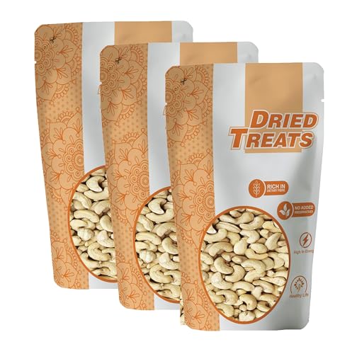 Image of Dried Treats Dried Fruits Nuts And Seeds (Cashew /Kaju roasted, 750g (3x250g))