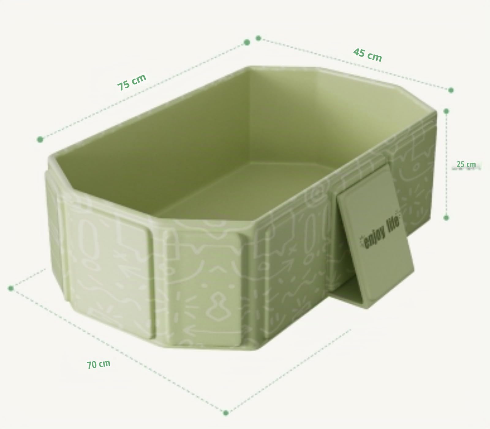 Große Kleinkindbadewanne faltbarer Babypte Badewanne,tragbares Duschbecken， Faltbare Badewanne für Kinder （pvc ）eeignet für den Einsatz zu Hause oder unterwegs